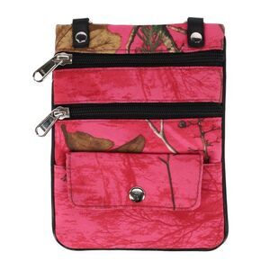 CTM Women's Realtree Camo Cross Body Bag